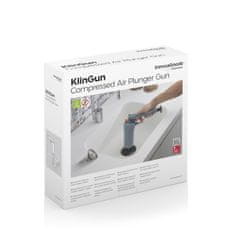UNBRANDED Universal Compressed Air Unblocking Gun with Adaptors KlinGun InnovaGoods 