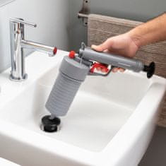 UNBRANDED Universal Compressed Air Unblocking Gun with Adaptors KlinGun InnovaGoods 