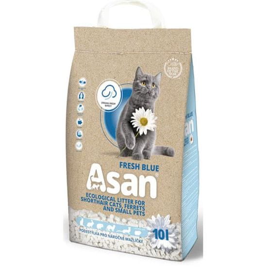 Asan Stelja Cat Fresh modra 10l
