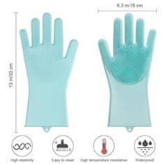 HARLEY® Rokavice za čiščenje hišnih ljubljenčkov, Silikonske rokovice za nego živali, Rokavice za kopanje živali | FURMITTS