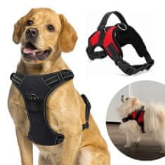 Cool Mango Pasja oprsnica, z prilagodljivimi trakovi, ponoči se sveti, oprsnica za pse, za optimalen nadzor na sprehodih, enostavna za uporabo, lahka in prenosljiva oprsnica, za hišne ljubljenčke, XL - Harny