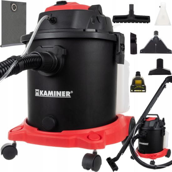 Kaminer 3v1 20L vodni industrijski sesalnik HEPA 1600W