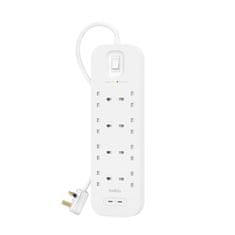 Belkin Belkin Connect White 8 AC vtičnic(e) 2 m