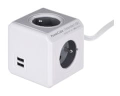 Allocacoc Allocacoc PowerCube Extended USB E(FR), 3m podaljšek napajanja 4 AC vtičnice