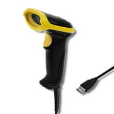 Qoltec Qoltec 50867 Laserski čitalnik 1D | 2D | USB | Črna