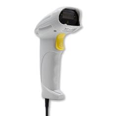 Qoltec Qoltec 50877 Laserski skener 1D | USB | Bela