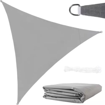 UNBRANDED Senčno jadro 3x3x3m sivo Gardlov 23147