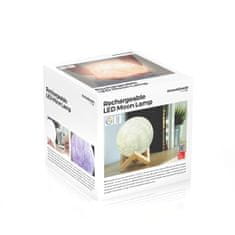 UNBRANDED Rechargeable LED Moon Lamp Moondy InnovaGoods 