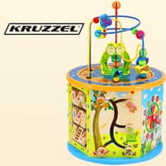 Kruzzel Lesena izobraževalna kocka 22429 
