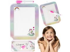 STARPAK Unicorn Tabla za suho brisanje z markerjem 25x19x1cm STARPAK 