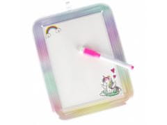 STARPAK Unicorn Tabla za suho brisanje z markerjem 25x19x1cm STARPAK 