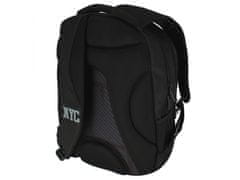 STARPAK New York črn mladinski nahrbtnik, nahrbtnik za fante 43x35x21cm STARPAK, utrjen