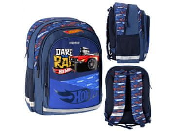 STARPAK Hot Wheels Moder nahrbtnik za fante, utrjen šolski nahrbtnik 41x30x20cm STARPAK