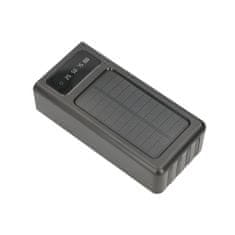 Extralink Extralink Powerbank EPB-093 30000mAh črna sončna banka energije, USB-C