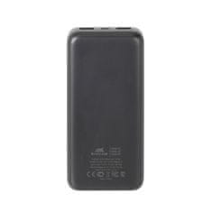 RivaCase Powerbank RIVACASE 20000 mAh USB-C 20W + LCD črna (1x I/O USB-C PD 18W / PD 20W, 2x USB-A QC 3.0 18W, LCD, črna)