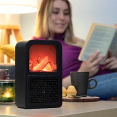 UNBRANDED 3D Flame Effect Tabletop Heater Flehatt InnovaGoods 