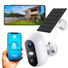 Extralink Extralink Smart Life SolarEye | Zunanja kamera s solarno ploščo | brezžična, Full HD 1080p, Wi-Fi, 5200mAh baterija, IP54