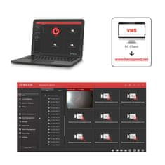Maclean Maclean IPC 5MPx zunanja varnostna kamera IP, kupola, PoE, nočni vid Infrardeči CMOS 1/2,8" SONY Starvis IMX335, H.265+, Onvif, MCTV-515