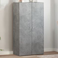 shumee Arhivska omara betonsko siva 60x32x115 cm inženirski les