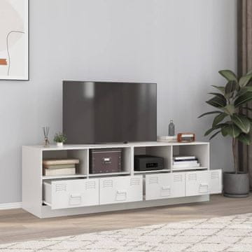Vidaxl vidaXL TV omarice, komplet 2 kosov, bele, 67x39x44 cm, jeklo