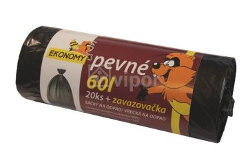Kovovýroba Jeníkov Vrečke za odpadke 60L/20ks, 60x70cm, 9µm + EKONO vrečka