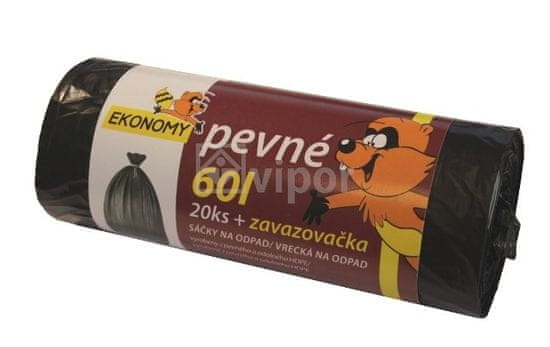 Kovovýroba Jeníkov Vrečke za odpadke 60L/20ks, 60x70cm, 9µm + EKONO vrečka