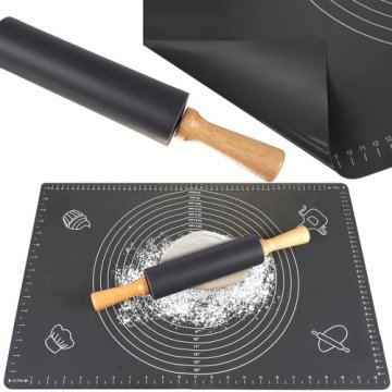 UNBRANDED Silikonska tabla + valjček Ruhhy 22816