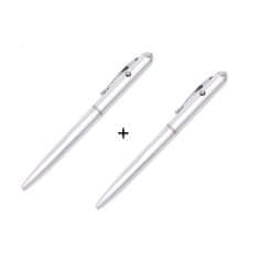Netscroll Nevidno magično pisalo z UV lučko (1+1 GRATIS), visokokakovostno nevidno črnilo, kroglični vrh za natančno pisanje, idealen za skrivne napisa in risanje, BallpointPen