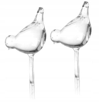 shumee Steklena zalivalka za cvetlične lončke, rastline, 2 kosa, 200 ml