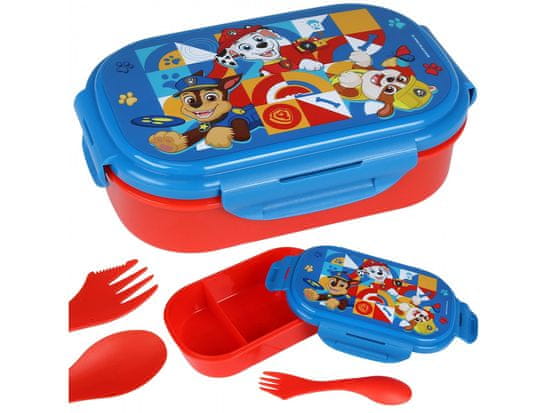 Nickelodeon Psi Patrol Škatla za malico s priborom, lunchbox za sendviče