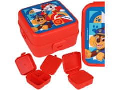 Nickelodeon Psi Patrol Rdeč lunchbox s predelki, škatla za malico 