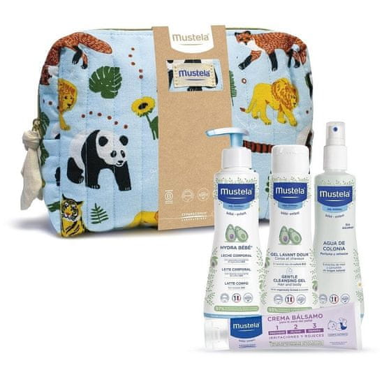 Mustela Mustela Jungle Baby Toilet Bag Set 5 Pieces