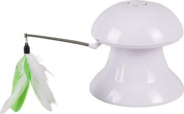 Flamingo Interaktivna igrača za mačke z lazerjem in perjem 2v1 18x17cm