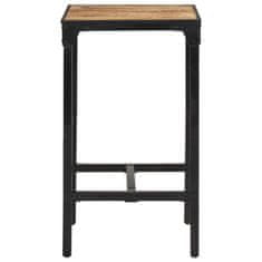 Vidaxl Barska miza 60x55x107 cm trden robusten mangov les