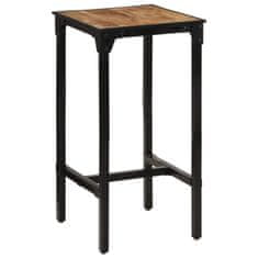 Vidaxl Barska miza 60x55x107 cm trden robusten mangov les