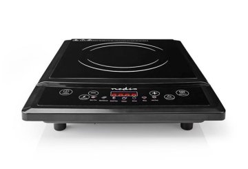 Nedis KAIP113CBK1 - indukcijski kuhalnik | 2 000 W | Zaščita pred pregrevanjem | Črna | Timer | Turbo funkcija | Otroška varnostna ključavnica