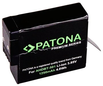 PATONA baterija za digitalno kamero GoPro Hero 5/Hero 6/Hero 7 20018 AABAT-001 1250mAh Li-Ion Premium