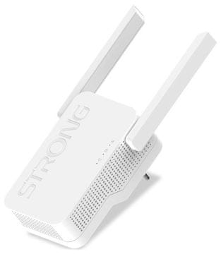 STRONG Univerzalni repetitor AX3000/ Wi-Fi 6 standard 802.11ax/ 3000 Mbit/s/ 1x WAN/LAN bela