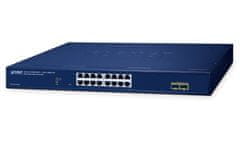 Planet GS-2210-16T2S WEBsmart stikalo L2, 16x1Gb, 2x1Gb SFP, QoS