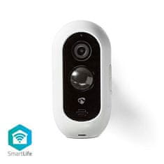 Nedis WIFICBO30WT - Zunanja kamera SmartLife | Wi-Fi | Full HD 1080p | IP65 | Cloud / Micro SD | 5 V DC | Nočni vid