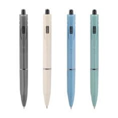 EASY T-GRIP Trikotno gelsko pisalo s kroglico, modro polnilo, 0,7 mm, 24 kosov v pakiranju, sivo-kremasto-modro-zeleno