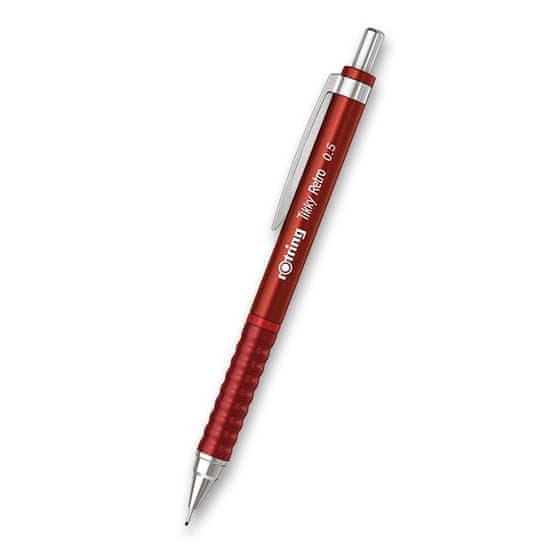Rotring Mikro svinčnik Tikky Retro, 0,5 mm, rdeč