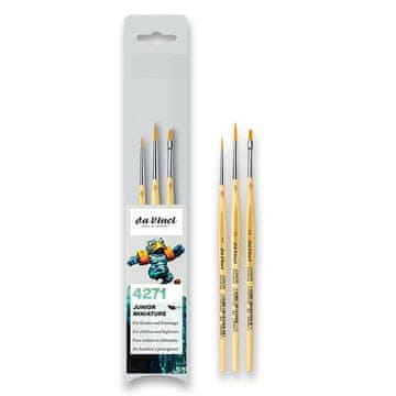 Da Vinci Junior komplet čopičev iz sintetike, 3 kosi