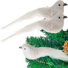UNBRANDED Baubles za božično drevo - ptice 2 kom. Ruhhy 22338 