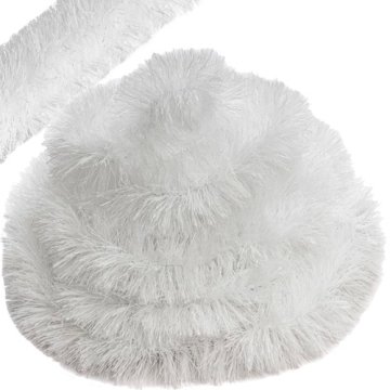 UNBRANDED Girlanda za novoletno jelko - bela 6m Ruhhy 22307
