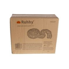 Ruhhy Girlanda za novoletno jelko - bela 6m Ruhhy 22307 