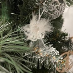 UNBRANDED Prozorne kroglice - angelčki, 6 kom. Ruhhy 22497 