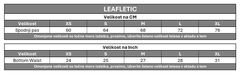 LEAFLETIC ženske nizke hipster spodnjice - antimikrobne, antistatične, dihajoče (paket 3 kosov), L