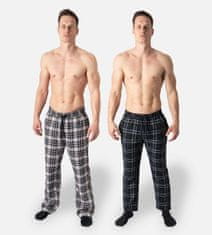 PANTONECLO 2-delni moška flanelasta mehka pižama, 3XL