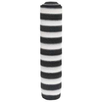 shumee Zaščitna mreža antracit in bela 1x50 m HDPE 75 g/m²